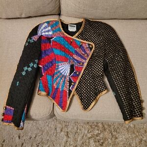 Vintage Jeanne Marc Quilted Crop Jacket